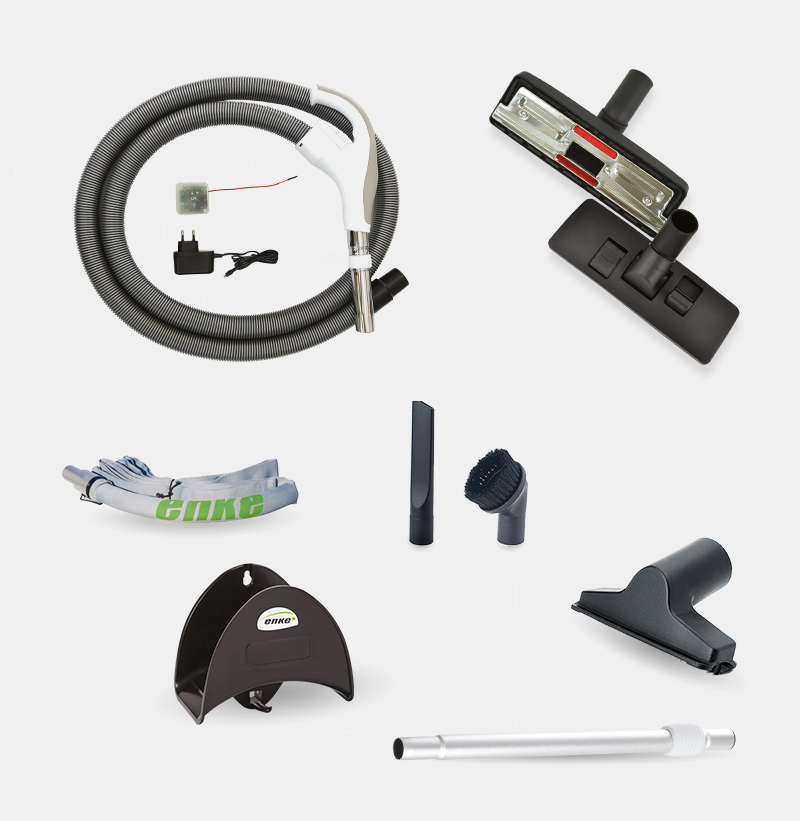 Kit accessori wireless per aspirapolvere centralizzato completo APK24W