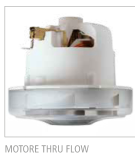Motore Thru Flow da 1900W ad alte prestazioni per aspirapolvere centralizzato B&B.