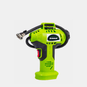 Compressore portatile a batteria Enke CO1118 verde e nero con tubo flessibile per aria compressa